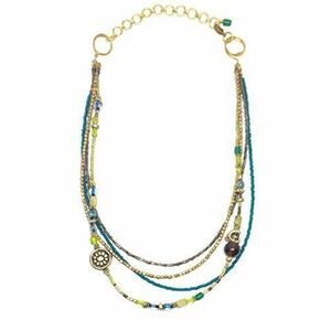 Village Artisan Lush Rainforest Necklace Beaded Long Accessory Fashion Gift